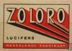 ZO LO RO Lucifers Nederlands Fabrikaat