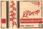 "Klimor" veiligheidslucifers Ned. fabrikaat
