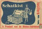 Schatkist lucifers Ned. fabr. 'n Product van de Molen-fabrieken