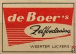 de Boer's Zelfbediening Weerter Lucifers