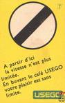 A partir d'ici la vitesse n'est plus limitee. En buvant le caf