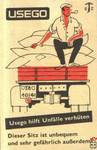Dieser sitz ist unbequem und sehr gefahrlich auberdem! Usego hilft Unf