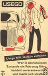 Wer in betrunkenem Zustande ein Fahrzeug fuhrt, handelt unverantwortli