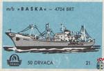 m/b "BASKA" - 4704 brt 50 Drvaca Drava
