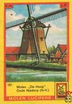 Molen "De Hoop" oude Niedorp (N.-H.) Molen lucifers v.h. l.f