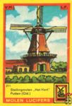 Stellingmolen "Het Hert" Putten (Gld.) Molen lucifers v.h. l