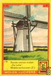 Ronde stenen molen "De Lelie" Middenschouwen  (Z.) Molen luc