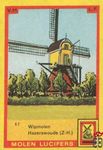 Wipmolen Hazerswoude (Z-H.) Molen lucifers v.h. l.f.