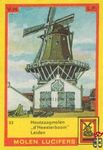 Houtzaagmolen "d'Heesterboom" Leiden  Molen lucifers v.h