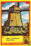 Molen "De Slikpot" Edam (N.H.) Molen lucifers v.h. l.f.