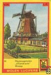 Houtzaagmolen "d'Eendracht" Weesp Molen lucifers v.h. l.