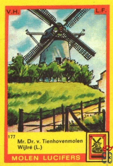 Mr. Dr. v. Tienhovenmolen Wijlre (L.) Molen lucifers v.h. l.f.