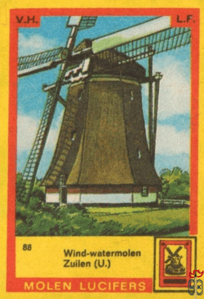 Wind-watermolen Zuilen (U.) Molen lucifers v.h. l.f.