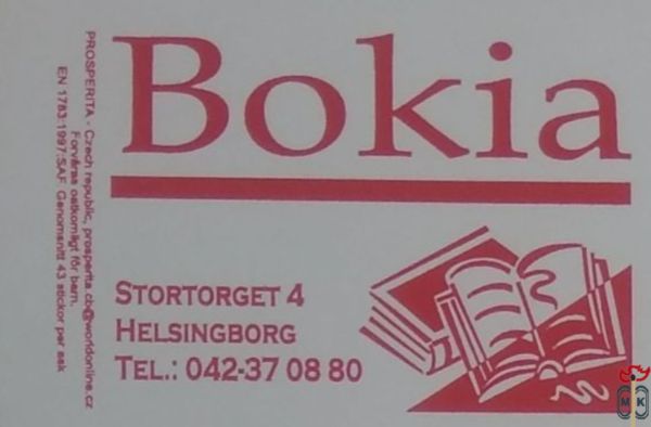 BOKIA Stortorget 4 Helsinborg Tel.: 042-37 08 80 ERIKSLUND hotell konf
