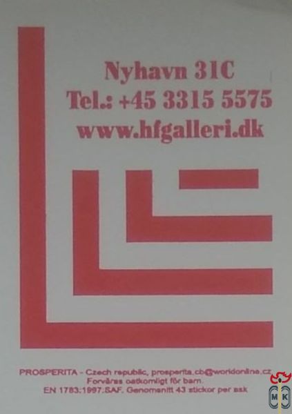 Nyhavn 31C Tel.: +45 3315 5575 www.hfgallri.dk Prosperita - Chech pepu