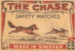 The Chase safety matches made in Sweden