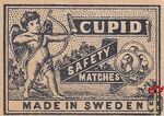 Cupid safety matches made in Sweden