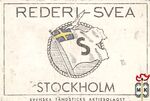 Rederi-Svea Stockholm Svenska tandsticks aktiebolaget