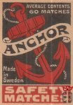 Anchor average contents 60 matches safety matches made in Sweden