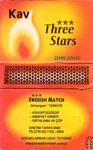 KAV Three stars cevre dostu Swedish match Orhangasi/Turkiye Kukurtsuzd