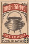 Three Legged Pot safety matches made in Sweden