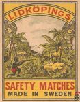 Lidkopings safety matches made in Sweden