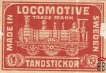Locomotive tandstickor made in Sweden