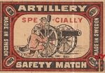 Artillery specially safety match made in Sweden