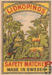 Lidkopings safety matches made in Sweden