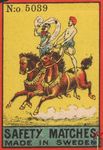 №5039 safety matches made in Sweden