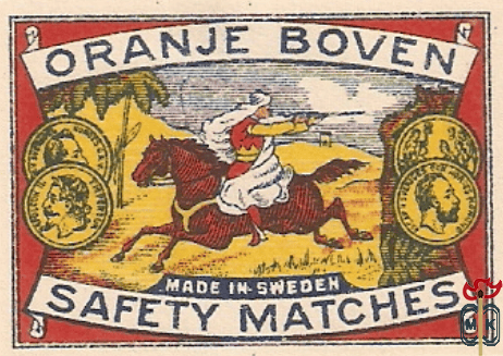 Oranje boven safety matches made in Sweden