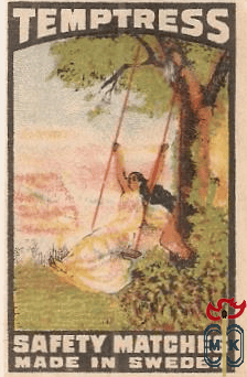 Temptress safety matches made in Sweden