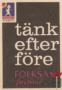 Tank efter fore Folksam forsakrar