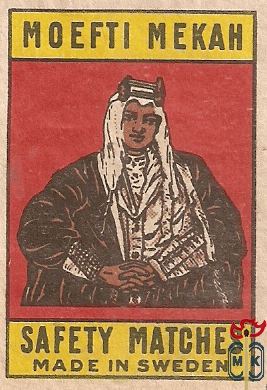 Moefti Mekah safety match made in Sweden