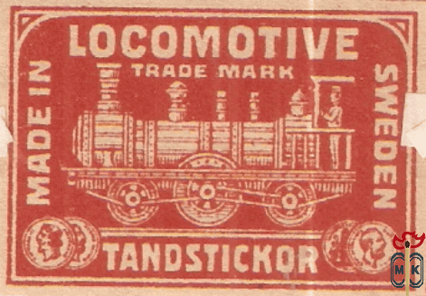 Locomotive tandstickor made in Sweden