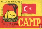 Turkey Flags of nations Camp average 36 matches safety matches made in