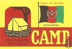Afganistan Flags of nations Camp safety matches made in Belgium