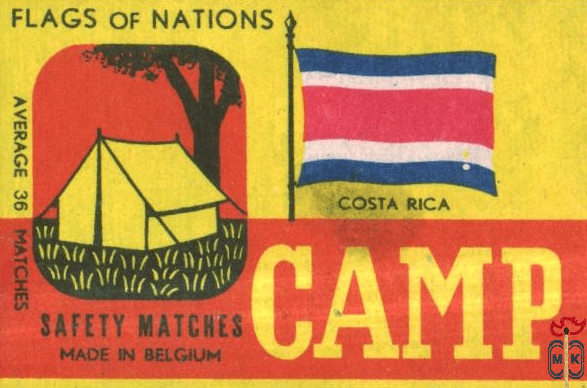 Costa Rica Flags of nations Camp average 36 matches safety matches mad