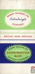 Edinburgh robert deuchar ltd. export British made matches celebrated D