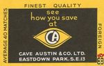 See how you save at Average 40 matches finest quality foreign cave aus