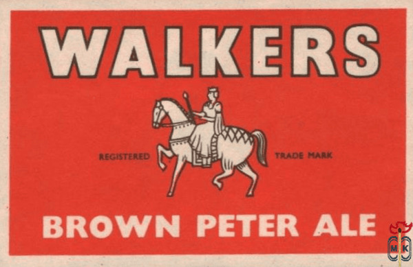 Walkers registered trade mark brown peter ale