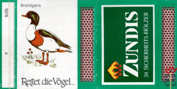 Brandgans Rettet die Vogel Zundis 38 Sicherheits-Holzer