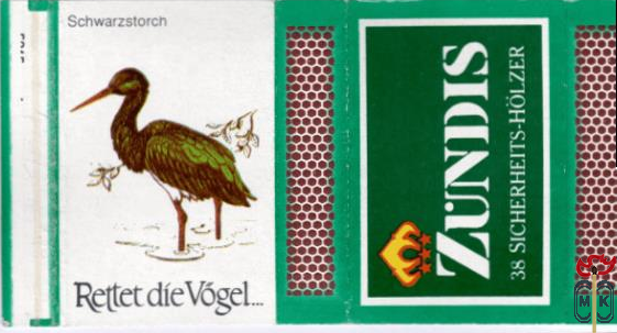 Schwarzstorch Rettet die Vogel Zundis 38 Sicherheits-Holzer