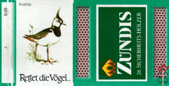 Kiebitz Rettet die Vogel Zundis 38 Sicherheits-Holzer