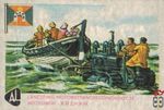 Lancering Motorstrandreddingboot te Noordwiik K.N.Z.H.R.M.