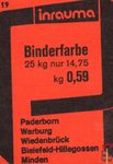 Inrauma Binderfarbe 0.59 25 kg nur 14.75 kg Paderborn Warburg Wiedenbr