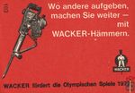 Wo andere aufgeben, machen Sie weiter - mit Wacker-Hammern. Wacker for