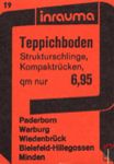 Inrauma Teppichboden 6.95 Strukturschlinge, Kompaktrucken, qm nur Pade