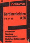 Inrauma Gardinenleisten 3.95 lfd. m ab Paderborn Warburg Wiedenbruck B