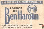 Ben Haroun Eau minerale gazeuse naturelle source de foie estomac inten